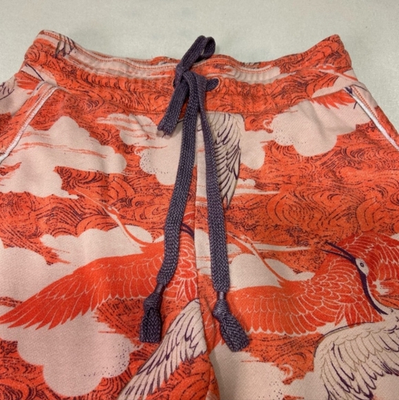 Anthropologie Dailey Practice Camilla knit jogger sweatpants cranebird print. XS - Picture 5 of 13